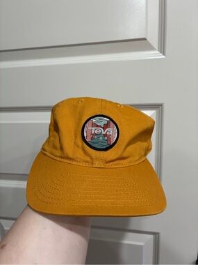 Teva Golden Yellow Logo Patch Cap